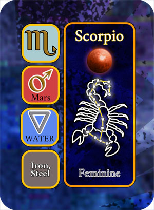 Tydice card Scorpio